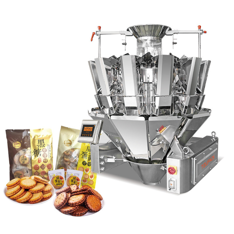 Peso automatico multi-testa Verticale Macchina di imballaggio sacchetto di grano Macchina di imballaggio di grano Fagioli Macchina di imballaggio di noci