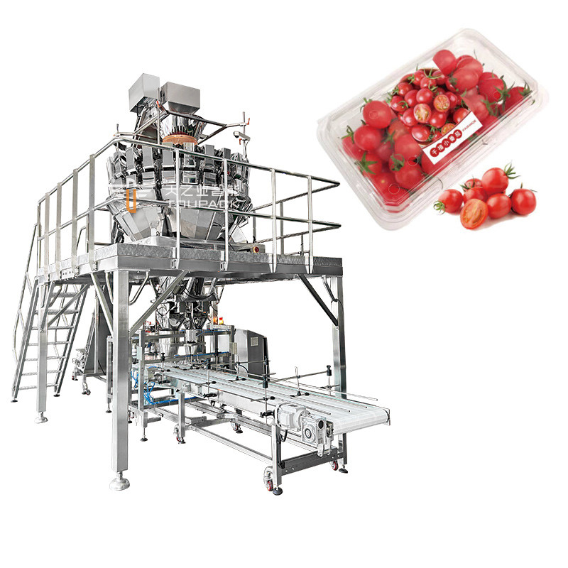 Passion Fruit Blueberries Automatic Pet Box Filling And Capping Machine per la conservazione / imbottigliamento
