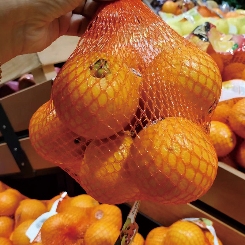 Peso extra pesante per la pesatura di sacchetti per reti di frutta a fusoliera per la taglio di sacchetti a maglia trasparenti o semitransparenti