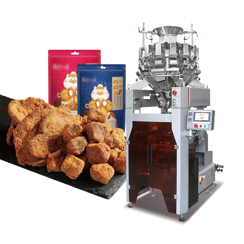 Macchina di imballaggio per la pesatura multi-testa di patatine, patatine fritte, azoto, noci di arachidi, popcorn, sacchetti di patatine