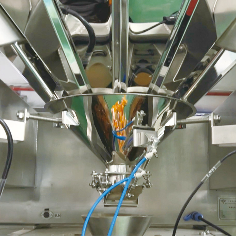 10/14 Hopper Pesatrici multi-testa Macchine di imballaggio pellet Sacchetti di plastica Pesatrici verticali multi-testa Macchine di imballaggio