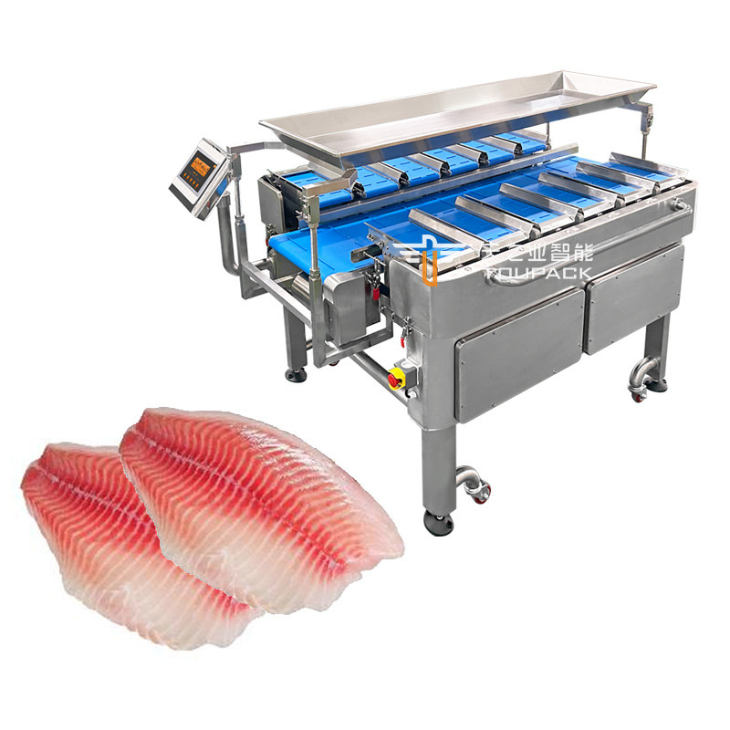 Combinazione multifunzione Pesatrice di scala di peso fisso Cintura trasportatrice di imballaggio per alimenti Nuova generazione Cintura trasportatrice di scala
