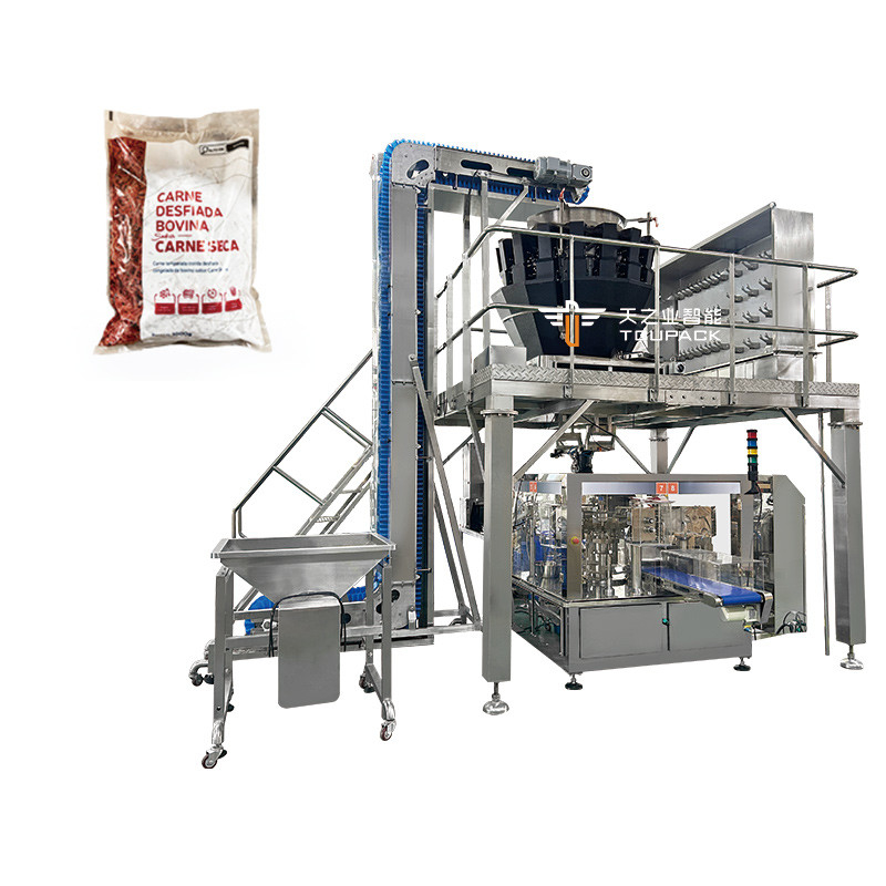 Macchine di imballaggio per imballaggio quantitativo pronte a mangiare pesatrici di carne bovina a più teste
