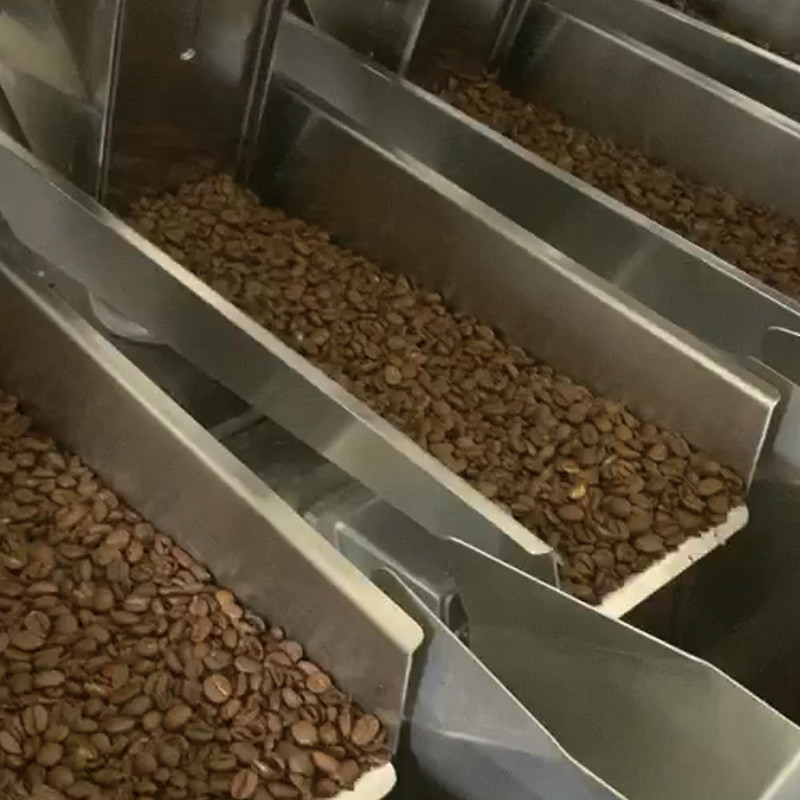 240g 480g 1kg rivestito Peanut Stand Zipper Bag Doypack Packaging Frutta secca Snack Multihead Pesatrice Prefabricata