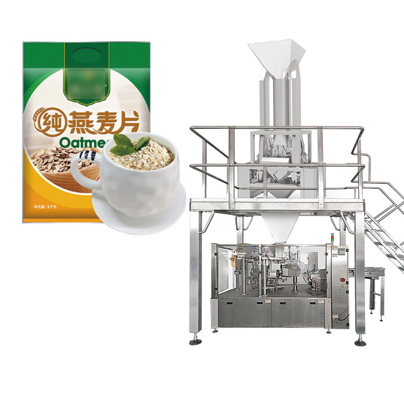 Avena automatica Fagioli rossi Fagioli rossi 7 Testa Pesatrice lineare Grano e cereali grossolani Produttore di imballatori quantitativi