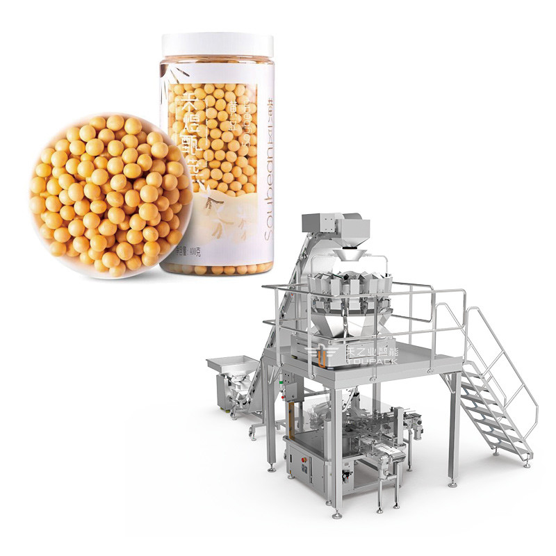 Pesatrice lineare di grano Pesatrice e confezionatrice di avena 240g 500g Confezionatrice di arachidi in scatola