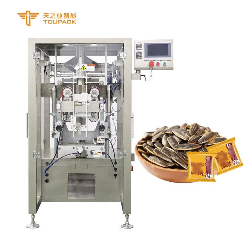 20-1000g Popcorn Multifunzione Tasca automatica Granuli di cibo Sacchetto di sigillo posteriore Pesatrice di imballaggio