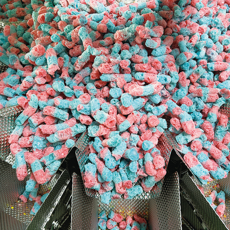Macchina automatica multifunzione per riempire la bottiglia del barattolo con popcorn di cotone, gelatina e arachidi