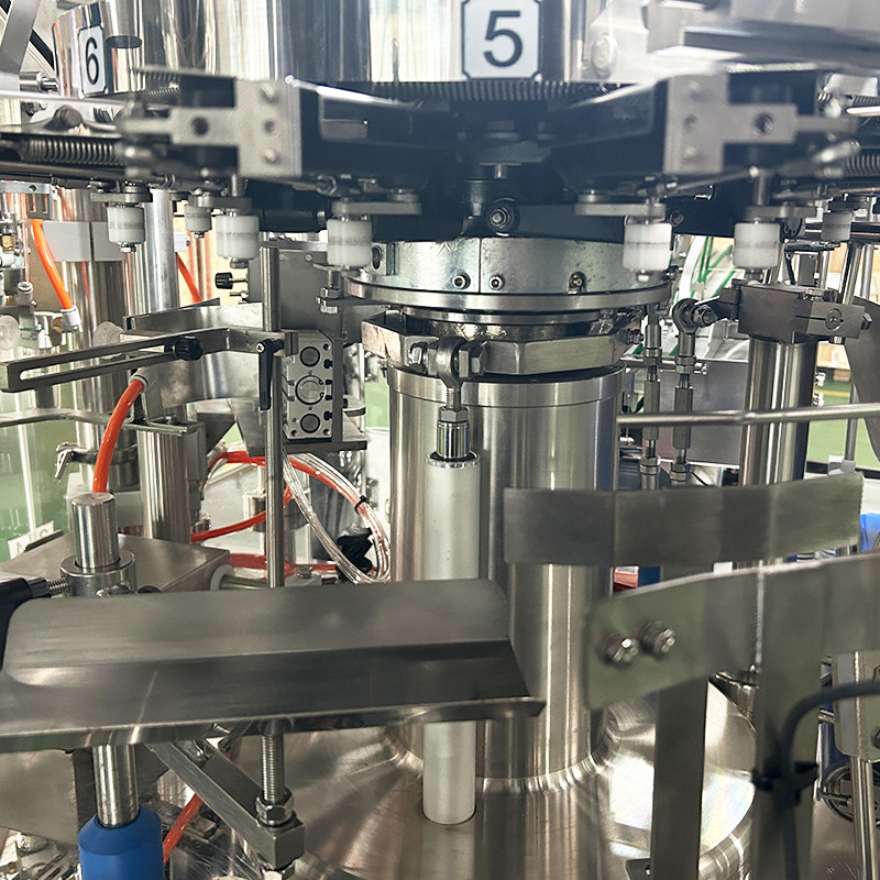 Macchina automatica per l'insacchettamento di popcorn di pollo multifunzione a forma irregolare, busta stand-up, doypack per carne di maiale congelata
