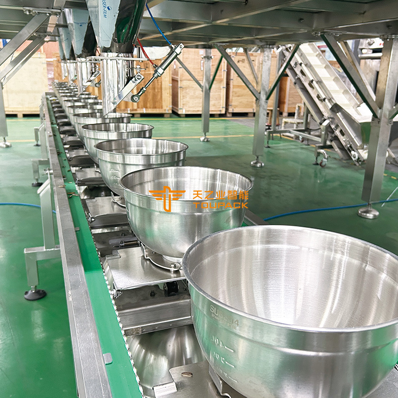 Macchinari trasportatori a vasca Elevatore a Z Elevatore inclinato in acciaio inossidabile per vasche Trasportatore per carne e alimenti surgelati