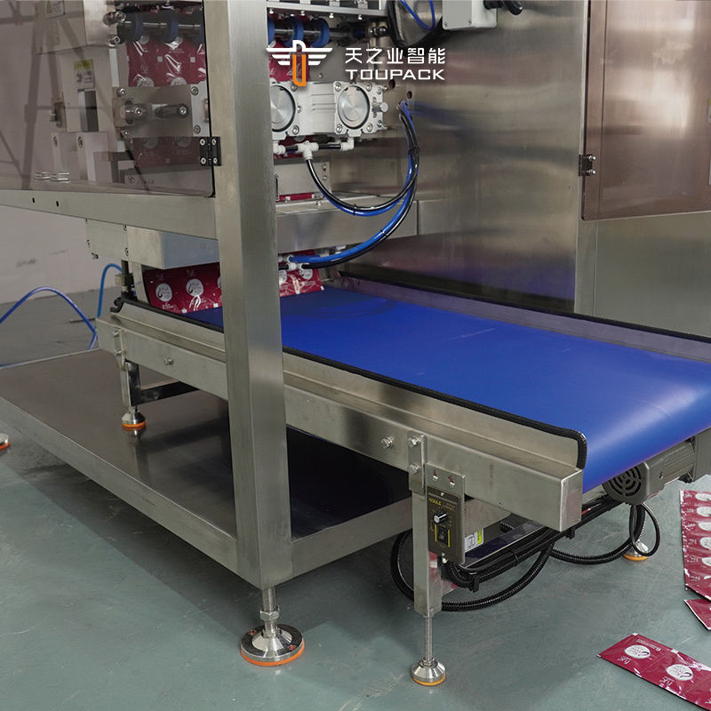 Macchina automatica per l'imballaggio, il riempimento e la sigillatura di ghiaccioli multi-corsia ad alta velocità, confezionamento di caramelle, riempimento di liquidi, salse, miele in bustine