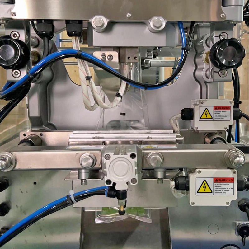 200g 500g Granule Packing Machine Full Automatic VFFS Weighing Seal Bag Bag Packaging Candy Snack Nitrogen Packing Machine