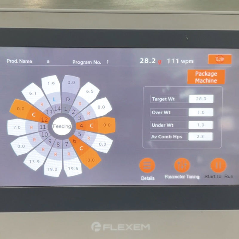 Macchina verticale automatica quantitativa per il confezionamento, il riempimento e la sigillatura di snack alimentari con pesatura e confezionamento VFFS di alta qualità
