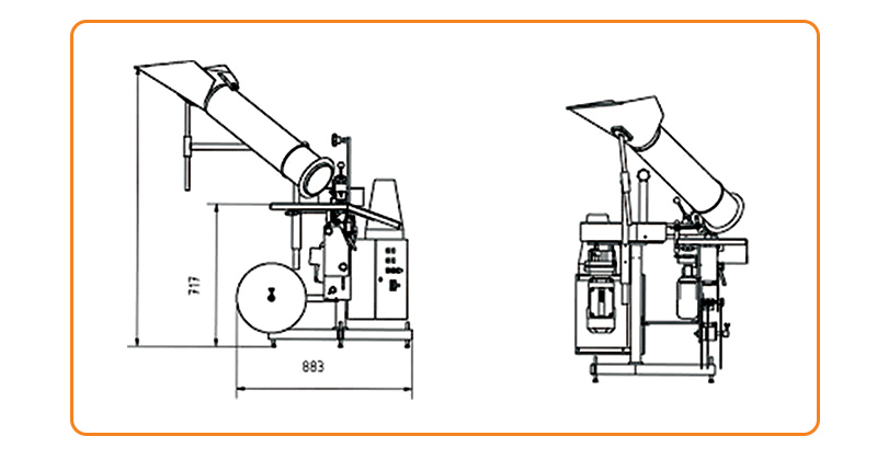 TOUPACK PP Macchina per la produzione di sacchi a rete per cipolle, aglio e patate, macchina per l'imballaggio a rete