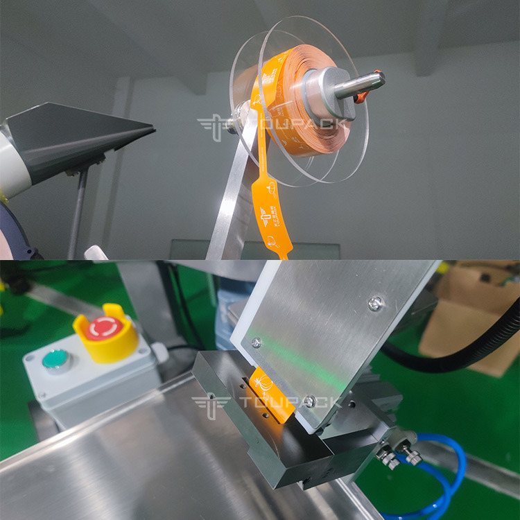 Macchina confezionatrice per sacchi a rete per verdure Carota Sistema semiautomatico per sacchi a rete Pesatura e confezionamento