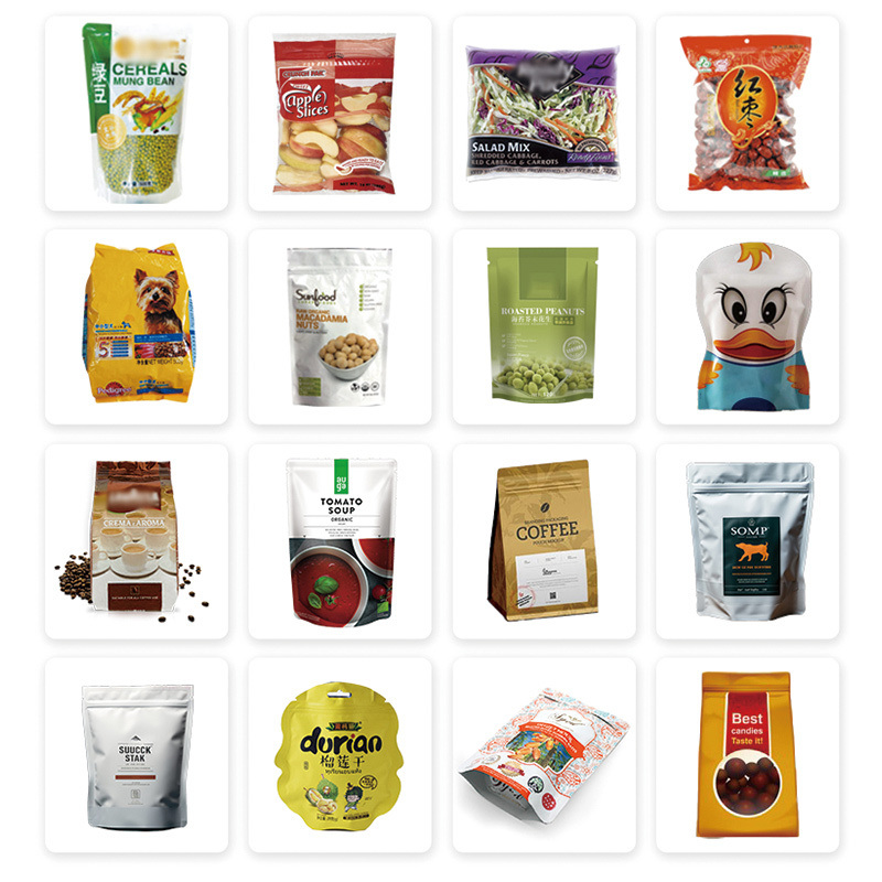 500g 1kg Chicco di caffè Caffè Liofilizzato Multifunzione Sottovuoto 3 in 1 Macchina per l'imballaggio di polvere di caffè istantaneo e chicchi di caffè