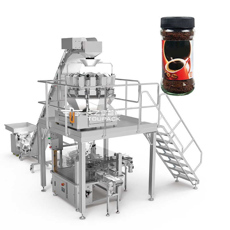 Potenza del caffè 1 kg 2 kg 5 kg Macchina per imballaggio di caffè macinato Borsa di cerniera Macchina per imballaggio di caffè intero