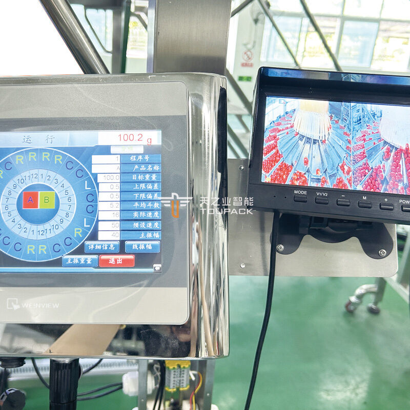 Linea di confezionamento della frutta a conchiglia Macchina automatica di pesatura e riempimento della frutta Sistema di confezionamento della frutta con scatole in PET