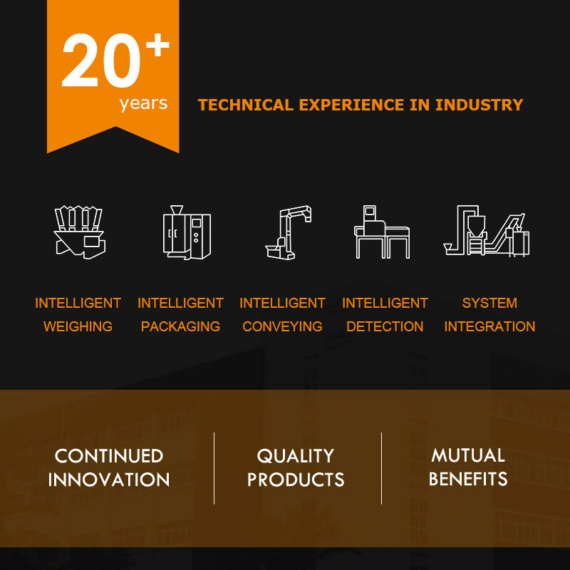 Sistema di imballaggio automatico di pesatura compatto per piccoli prodotti 5-200 g 20-200 sacchetti/min con progettazione modulare e controllo di alta precisione