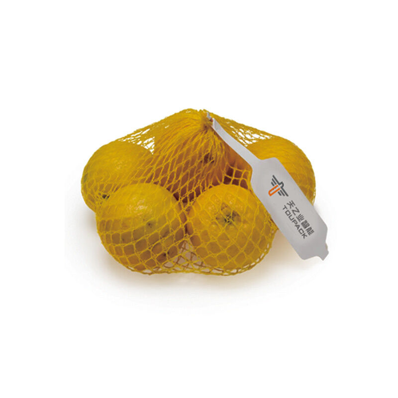 Macchina automatica di taglio della rete Macchina di imballaggio della borsa a maglia per cipolle Patate Agrumi Frutti Avocado Mele Kiwi Pomodori e prodotti freschi