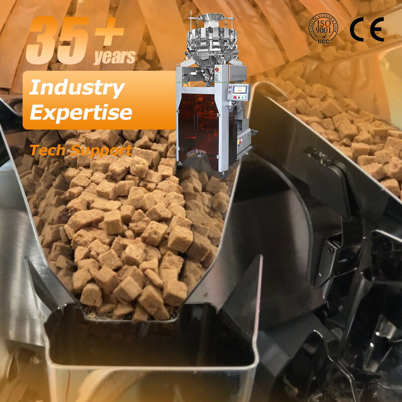 Pesatura più intelligente, confezionamento migliore di alimenti per animali, soluzioni di automazione personalizzate dall'alimentazione ai sacchetti finiti