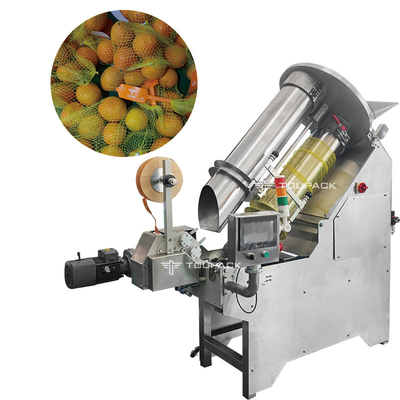 SS316 ha automatizzato il sistema d'imballaggio Mesh Net Bag Packaging Equipment di nylon