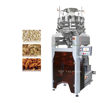 Testa 14 interamente in un pesatore di pesatura 4kw di Multihead dell'alimento soffiato impacchettatrice