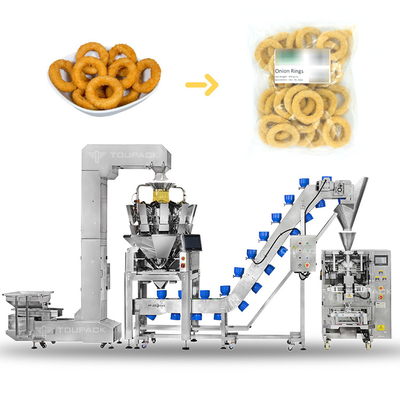 Anelli di cipolla surgelata Retort sacchetto di carne Doypack confezionatore Calmare fritto cetriolo cibo riso fritto riso cotto confezionamento