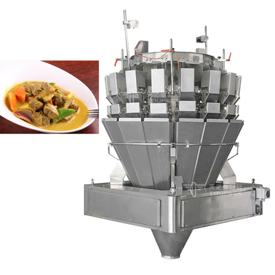 MCU 16 Pesatrice a vite a testa multi-testa per alimenti preconfezionati Carni bovine curry Carni fresche