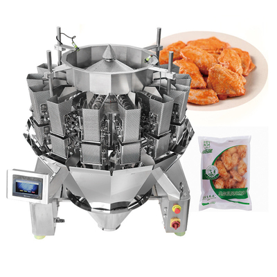 Materiale appiccicoso Pesatrice multi-testa Macchina di imballaggio alimentare pre-fatta Pesatrice multi-testa di barbabietola tritata