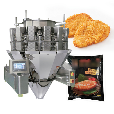 Personalizzazione Intelligente carne tritata multi-testa pesatrice di imballaggio macchina di riempimento di carne a fette imballaggio