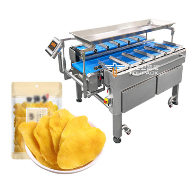 mangue secche Automatico convogliatore a cinghia multi-stazione Acquatico Marino cetriolo Pesce filettato Tavolo Peso bersaglio Contrapeso macchina