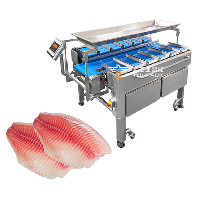 Combinazione multifunzione Pesatrice di scala di peso fisso Cintura trasportatrice di imballaggio per alimenti Nuova generazione Cintura trasportatrice di scala