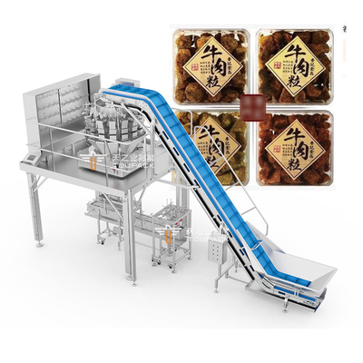 Sistema automatico di pesatura e imballaggio per bistecche ribeye