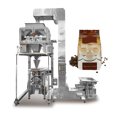 240g 480g 1kg rivestito Peanut Stand Zipper Bag Doypack Packaging Frutta secca Snack Multihead Pesatrice Prefabricata