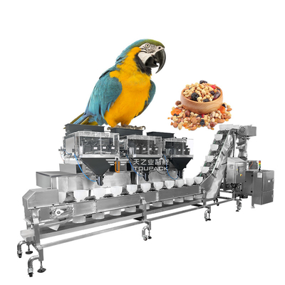 Macchina automatica per l' imballaggio di alimenti per pappagalli Multihead Pesante 10g-1000g
