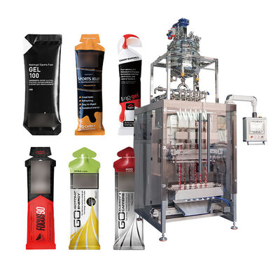 Macchina automatica per il confezionamento di liquidi e paste in bustine piccole multi-corsia, senape, insalata, gamberetti, salsa di ostriche