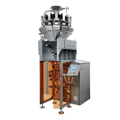 Macchina automatica per il confezionamento e pesatura di sacchetti a cuscino per snack, frutta secca, granuli 5-200g, attrezzatura per imballaggio alimentare ad alta velocità