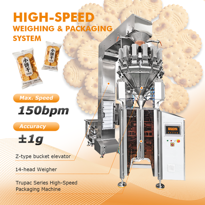 Servo Driven High Speed VFFS Packing Machine per applicazioni di imballaggio alimentare in granuli