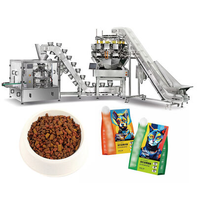 Macchina di imballaggio per prodotti alimentari di qualità alimentare certificata CE Doypack per noci snack Prefabricata Zipper Stand Up pouch Imballaggio alimenti soluzioni di imballaggio granuli