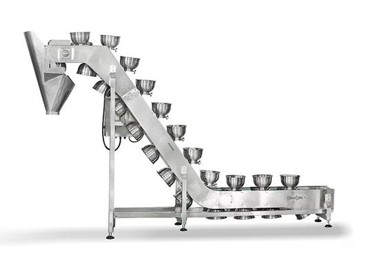 Trasportatore propenso dell'elevatore di secchio