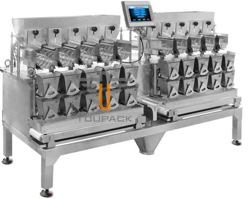Vite capa 10 che alimenta il pesatore di Multihead per alimento appiccicoso fresco