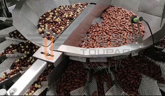Pesatore di Multihead della scala del cioccolato 130WPM con 10 pollici di touch screen