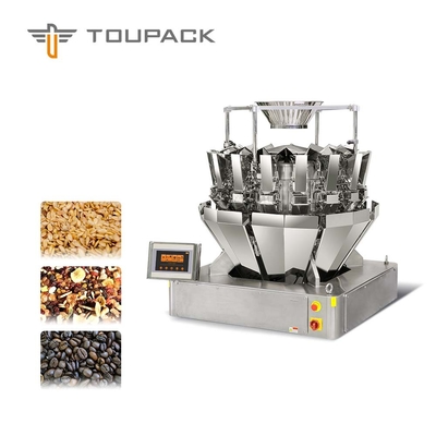 Macchina imballatrice della multi testa di controllo di 1.5KW MCU per i chicchi di caffè