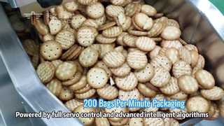 Confezionatrice verticale automatica da 200 g-1000 g per granuli e prodotti snack