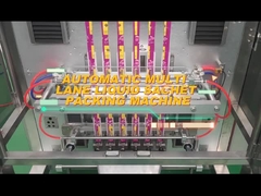 Macchina imballatrice della guarnizione di TOUPACK dell'impacchettatrice del liquido posteriore multi-corsia della polvere granulare