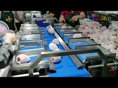 TOUPACK Apple Weighing 12 Head Combination Weigher con linea di inscatolamento e confezionatrice di cuscini