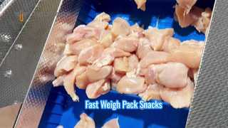 Linea di confezionamento automatica di vassoi per carne di pollo ad alta efficienza 40 – 60 vassoi/min